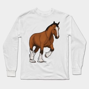 Clydesdale horse Long Sleeve T-Shirt